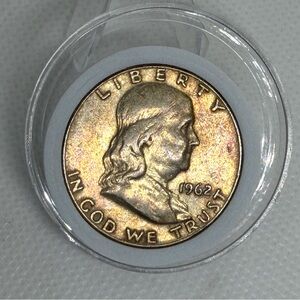 Beautiful 1962 D Silver Franklin Half Dollar